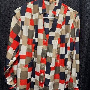 Women’s Multicolor Geometric Blouse